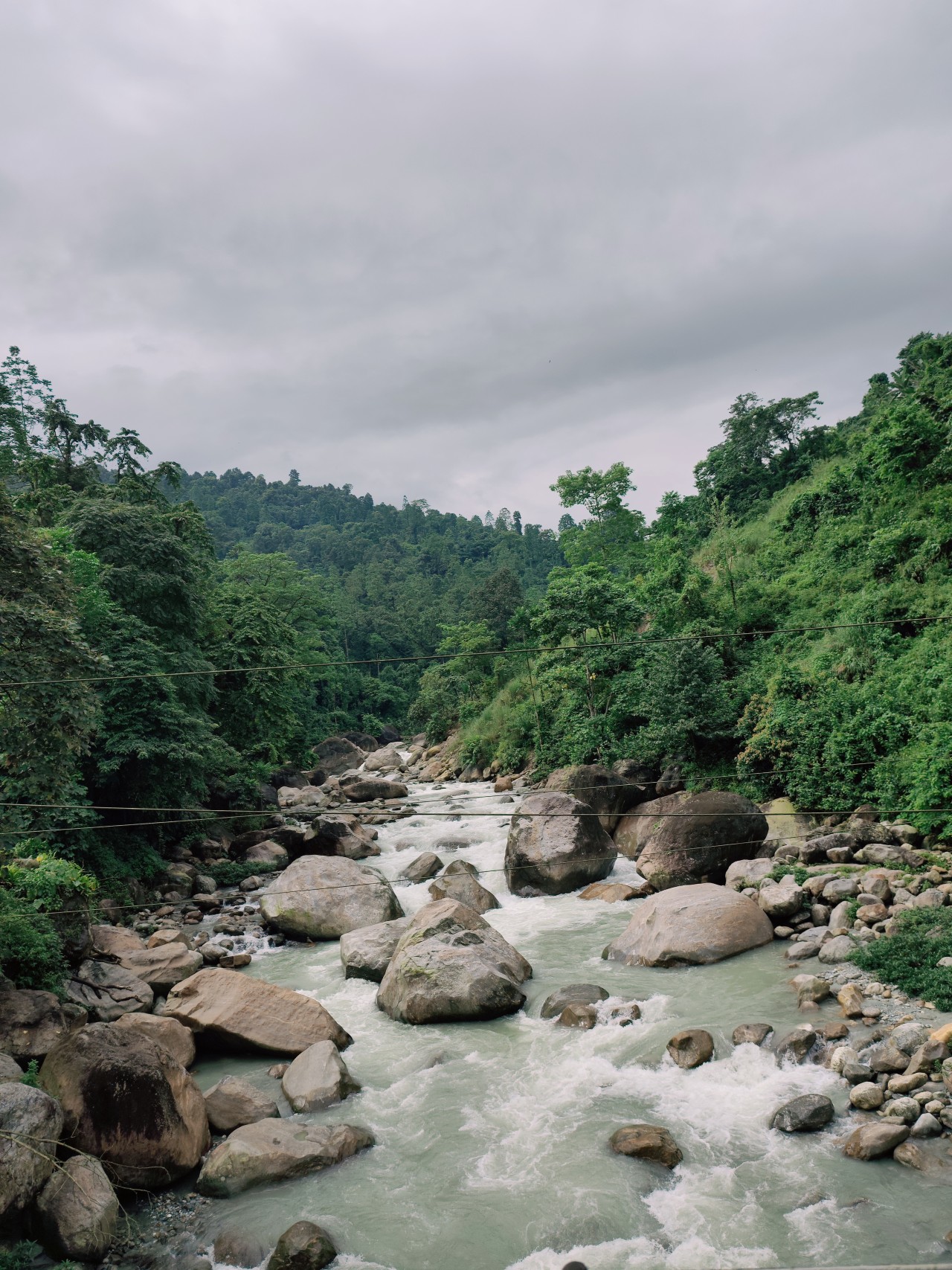 River in highland, North Bengal, India. Free Landscapes photos
